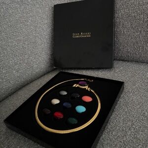 Joan Rivers Gold Necklace with Colorful Accents